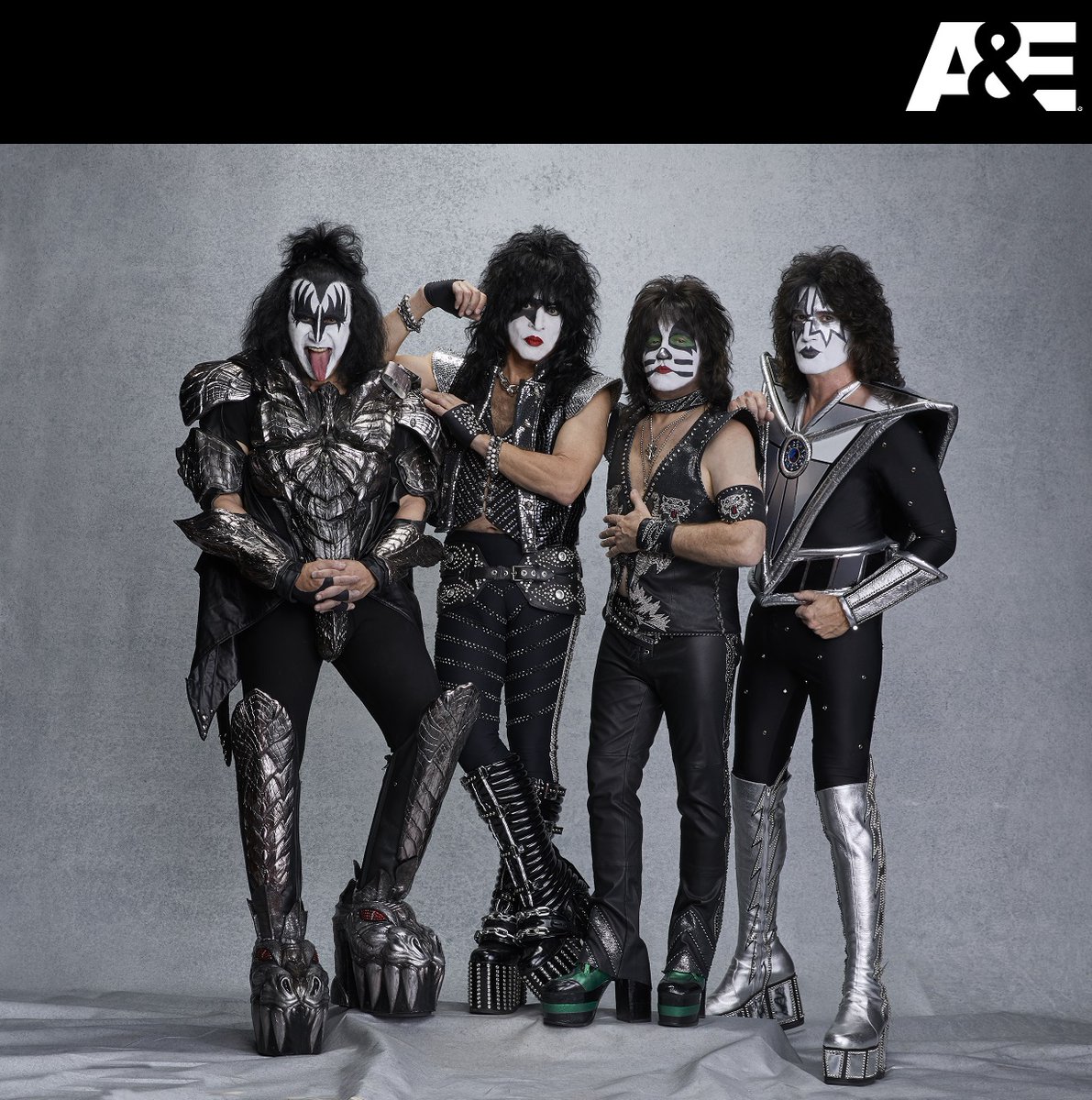 A&amp;E celebrates one of the most iconic bands of all time with new @Biography: KISStory project.  After 5 decades in the business, <a href="/PaulStanley/">PaulStanley</a> &amp; @GeneSimmons reflect on their historic career during a two-night event starting Sunday June 27th at 9/8c on <a href="/AETV/">A&E</a>. #KISSBio