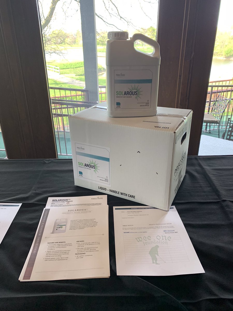 ChipHoumes's tweet image. Happy to donate a case of our new Solarous to the Wee One Auction here at MAGCS! #weeonefoundation #MAGCS