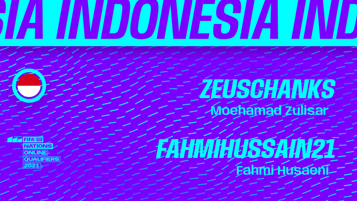 🇮🇩 Indonesia will be represented by <a href="/julyrevansyah/">Moehamad Zulisar (Chanks)</a> 
  &amp; Fahmihussain21 💪

#FeNC | <a href="/PSSI/">PSSI</a>