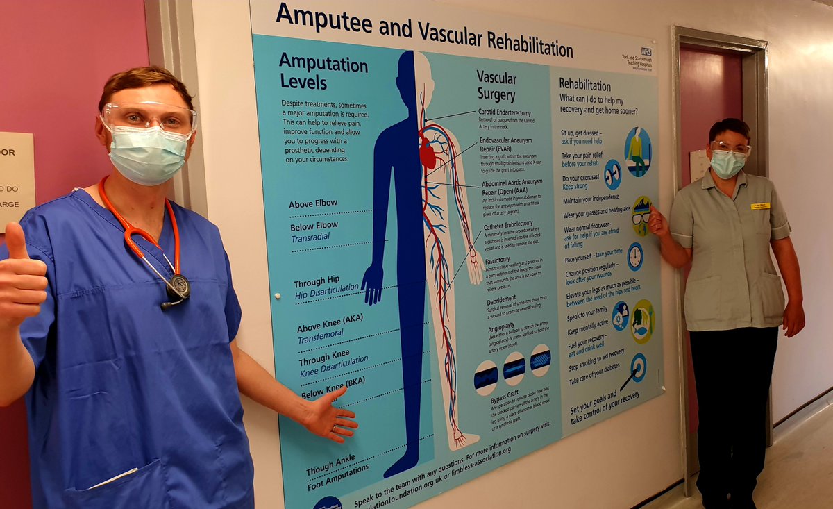 A fantastic new infographic has been displayed on Ward 11 to help patients understand and take charge of their own rehabilitation.
Thank you to @YorkTHCharity for funding this brilliant display, and to all of our amazing charity supporters who fundraise to support our hospitals.