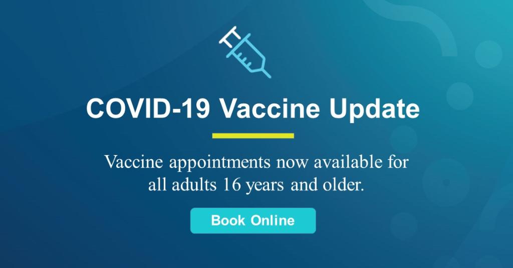 Allina Health is now offering #COVID19 vaccines to anyone 16 years and older—you don’t have to be a current patient at Allina Health. Appointments are available on a first-come, first-served basis. Call 612-262-5533 or schedule online: bit.ly/2PvPch0