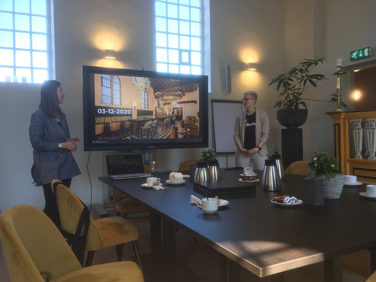 Eindpresentatie van 2 Hanze accountancy studenten: de doelgroep voor verblijfstoerisme in Appingedam kaart gebracht.