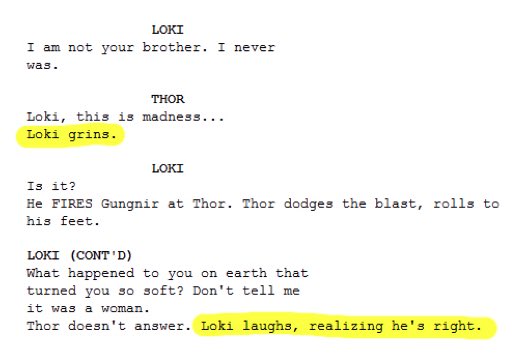 important to remember that the Thor script had Loki laughing. hiddles read it and said guess I’m gonna cry like a jilted lover now Thor has kissed someone that isn’t me https://t.co/4ONW4wguNN