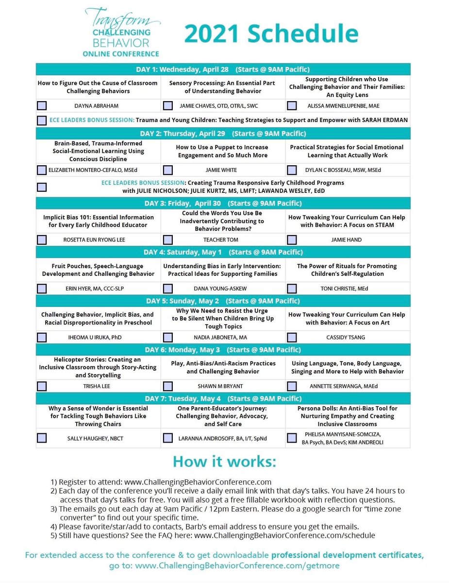 Today is the last day to register for this year's #TCBOC - it’s free and runs April 28 to May 4. Share widely! 

Here's the link to register: kristiepf.com/TCBOC2021 

The recorded sessions are available ON DEMAND for 24 hours each. You can watch as many or as few as you wish.