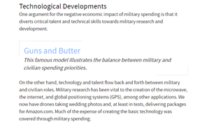 Some of that influence is indirect. E.g., as postwar education became increasingly viewed in terms of its contribution to the viability of the US economy, so the military prerogatives that shaped economic & technological policy began shaping educational policy too