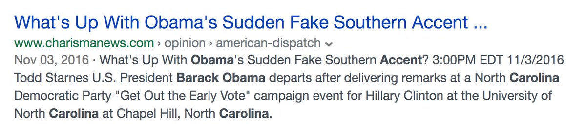 People pulled this same garbage w/ Barack Obama. They accused him of being a fake when he code-switched from "Standard American" to AAE/AAVE. They also accused him of faking a regional dialect both in broad speeches & when he was in the South. It& #39;s all linguistic racism 5/
