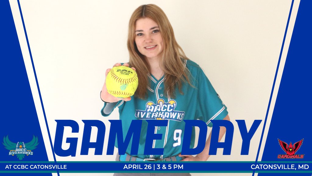 SOFT: IT'S GAME DAY! <a href="/aaccsoftball/">Riverhawks Softball</a> puts its seven game win streak on the line at CCBC Catonsville for a 3 pm doubleheader.

📊(gm 1): tinyurl.com/yh6o9f7u
📊(gm 2): tinyurl.com/yjg25thk

#RiverhawkNation