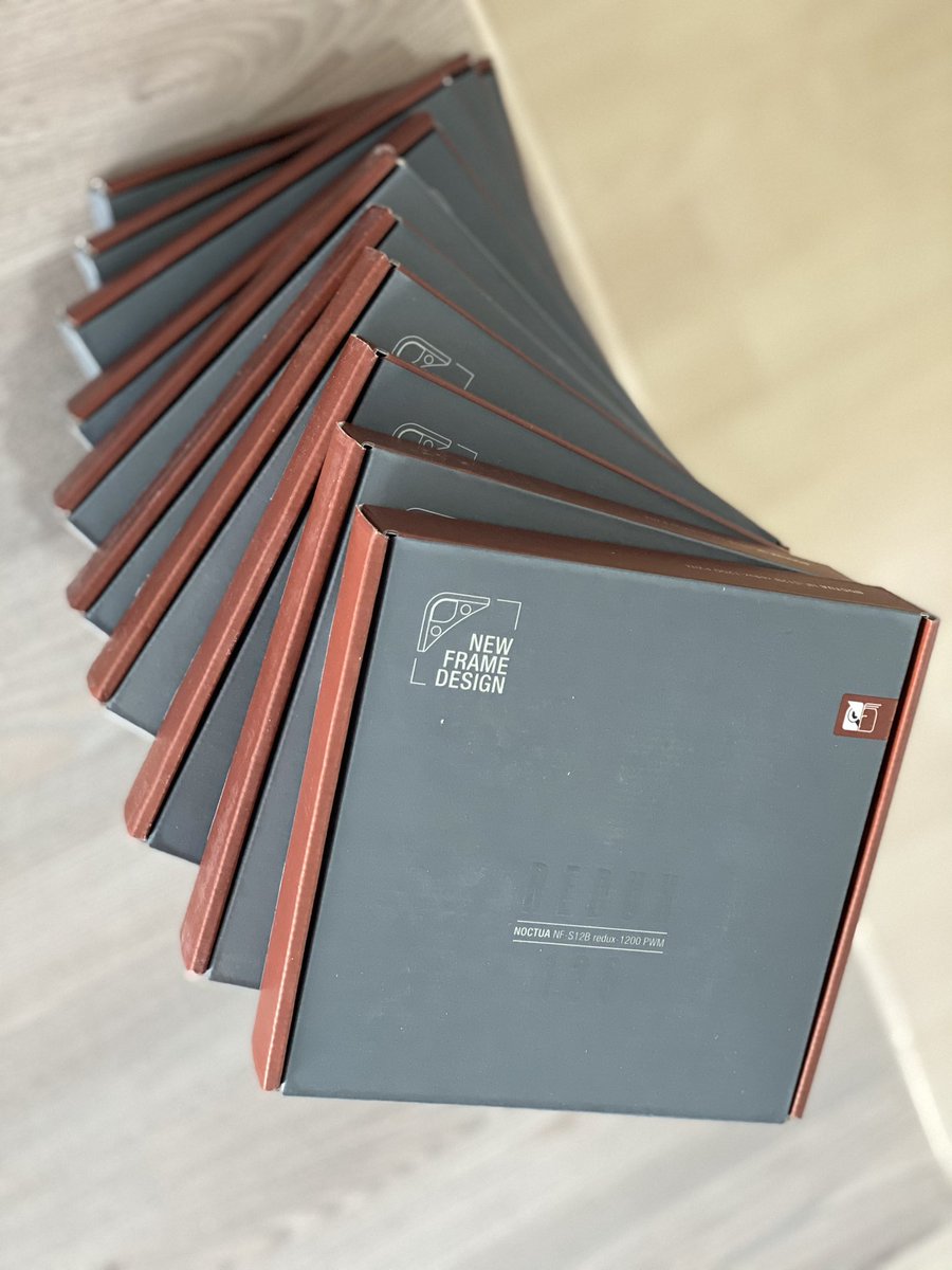 technika_builds's tweet photo. So viel Stille .... die superleisen Noctua Lüfter sind für das kommende Projekt gekommen 🤩 ... @Noctua_at #noctua #noctuaredux #silentfans #bestfans #airflow #staticpressure https://t.co/klJ4FEDagy
