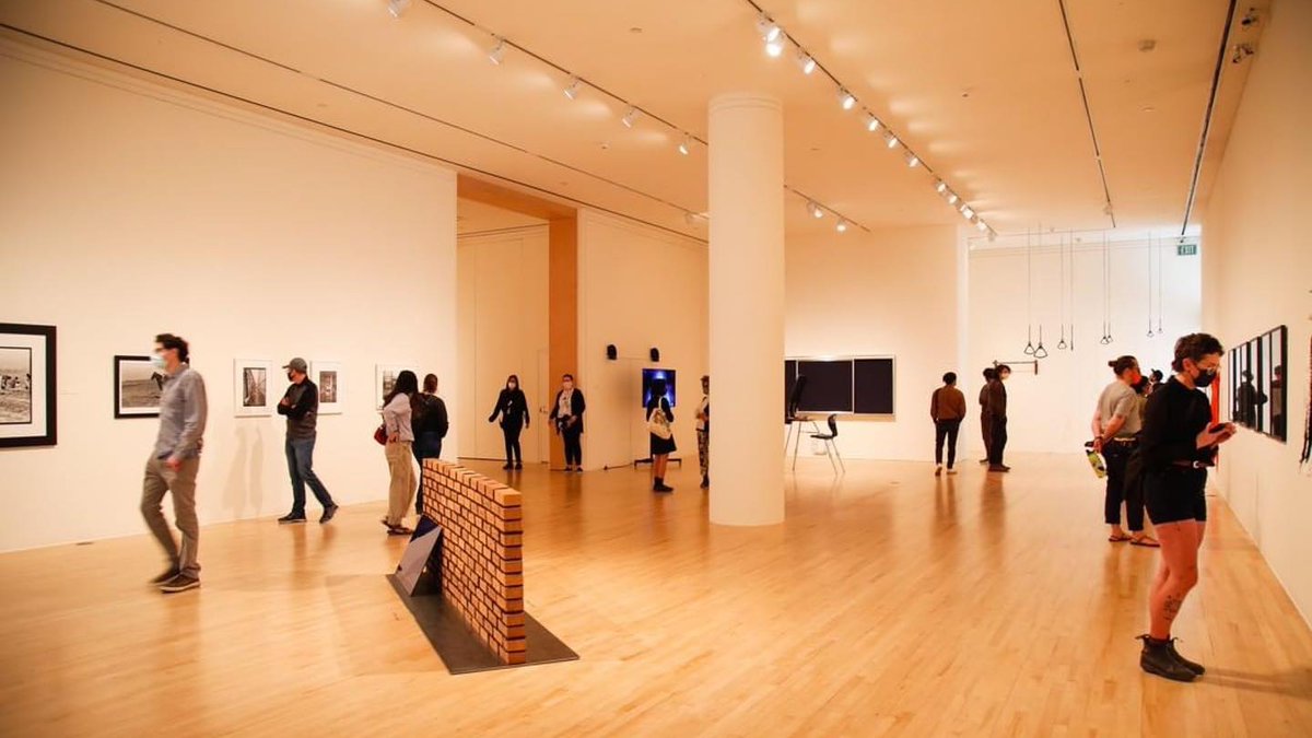 IasUcsc's tweet photo. Thank you all for coming out to see #BarringFreedom over the weekend @sjmusart! Although the exhibition is now closed, you can still learn more about the artists featured at @ucsc_ias' https://t.co/cpRVDcz7i6. https://t.co/9NGWsERzzX