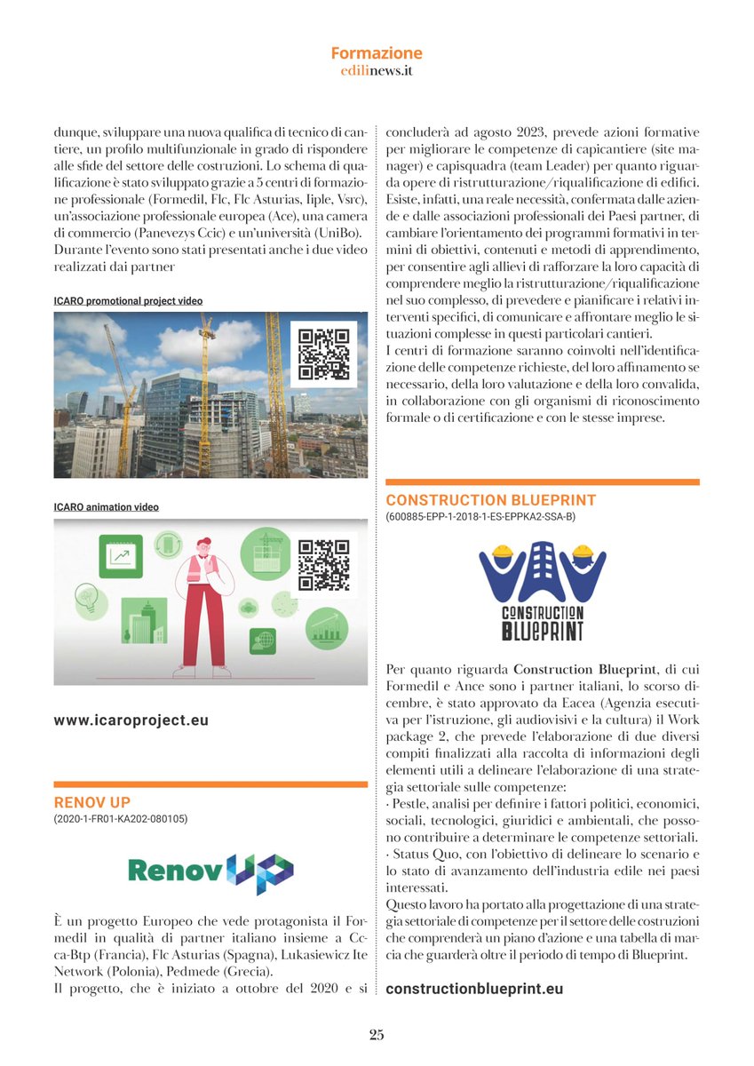CdwasteM's tweet photo. 📣The online issue of our partner Formedil  presents among others the progress of our Erasmus+ project @CdwasteM -Manage VET https://t.co/9HaZfIXpmi