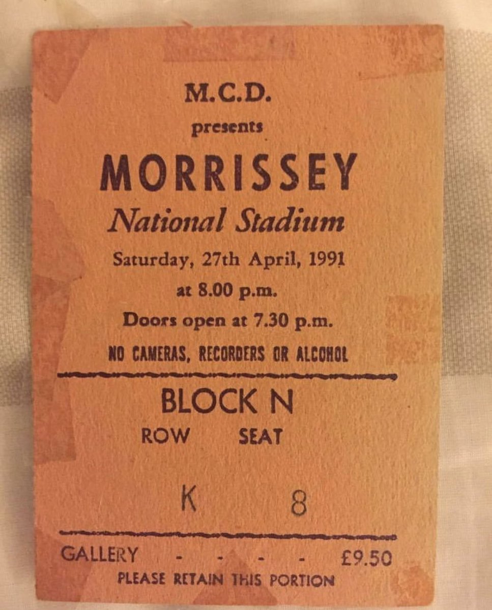 Boz_Boorer's tweet photo. 30 years ago today, my first Moz show! https://t.co/L4rviNRwYW