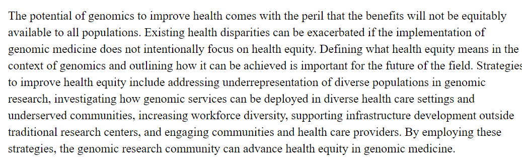 MuinJKhoury's tweet photo. Strategies to improve health equity in genomic medicine. Via #EthnicityDis.  https://t.co/F5BNspUIup https://t.co/Ziylo5JGBF