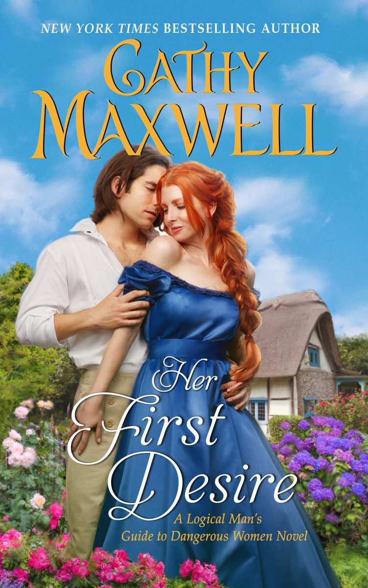 Congratulations to <a href="/maxwellcathy/">Cathy Maxwell</a> on her newest release HER FIRST DESIRE! 

It's a battle of the sexes when a woman inherits the local tavern and is determined to transform it into a respectable tea garden. 

For more info on Cathy's books go to cathymaxwell.com.