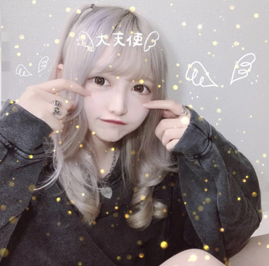 夜光性アミューズ 白空こあい缶バッジ