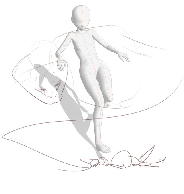 理想:龍に寄りかかった女の子
実際の成果:夜刀神 