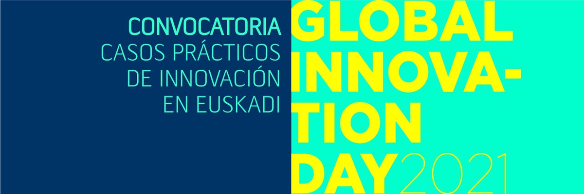 🟡 #InnovationDay21
Buscamos soluciones innovadoras, modelos de negocio, proyectos... que hayan sido implementados con éxito. Los seleccionados formarán parte de la 10º edición Global Innovation Day. 
👉 ¡Presenta tu caso!
➕ info bit.ly/2PoQni4
#innovacion #Euskadi