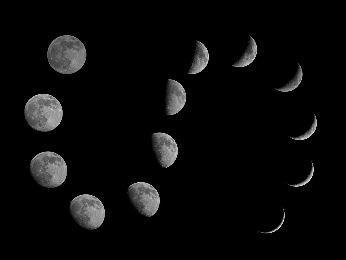 Supermoon Every Moon Phase From Crescent To Full Every Night Over A 2 Week Period In April Never Achieved This Before In A Single Month Portrait Version S Looks Cool Too Pinkmoon