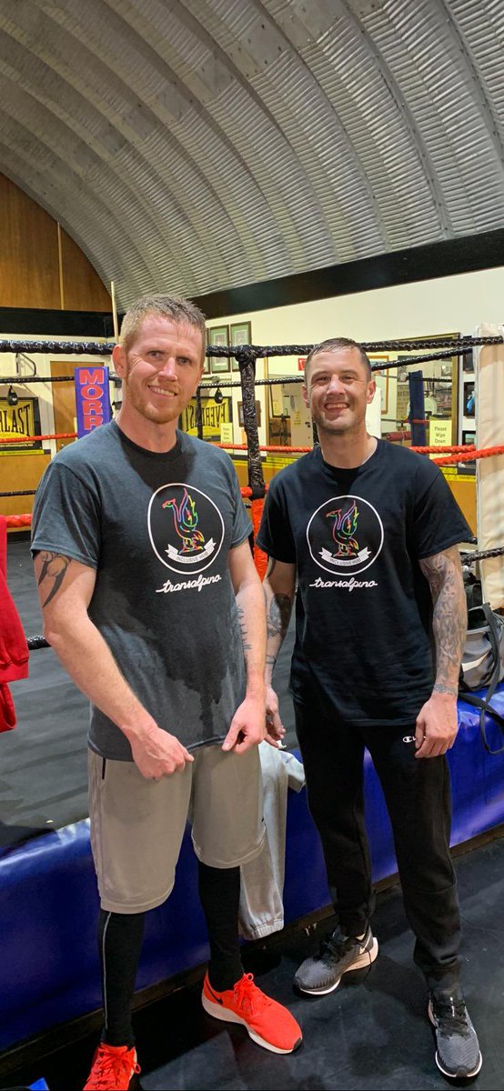 Good to be back training <a href="/Boxing1938/">Morrison Boxing</a> with <a href="/M4r700/">Marzo</a> 👊 repping the <a href="/liamstarkey84/">The Inclusive Hub</a> @billmoranuk tshirts👌