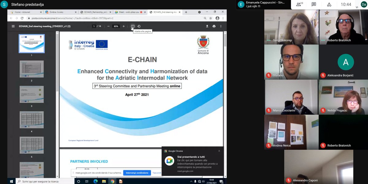echain_interreg's tweet photo. VIRTUAL PARTNER MEETING OF INTERREG PROJECT E-CHAIN

Fifth partner meeting was held online on 5th April 2021. The meeting was attended by all the partners. During the meeting all issues related to the management, finance and project tasks were discussed. https://t.co/y9fC3E8jmV