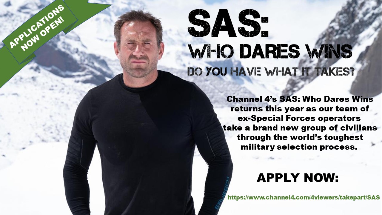 SAS Who Dares Wins on Twitter "rudderlymad Do you mind sharing