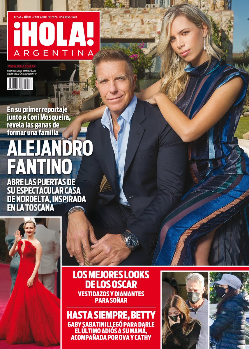 Esta semana <a href="/fantinofantino/">Alejandro Fantino</a> nos brinda su primer reportaje junto a <a href="/ConiMosqueira/">Coni Mosqueira</a> y nos comparte sus ganas de formar una familia❤️ #AdelantotapaHola