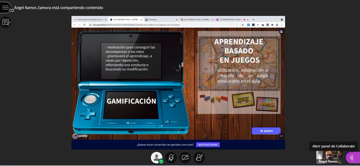 CepVillamartin's tweet photo. #FormacionSdeC #NoJueguesConLaSierra Aprendemos sobre #gamificación y #AprendizajeBasadoenJuegos #ABJ con @enlavicaria Creamos nuestra narrativa siguiendo #elcaminodelhéroe y usando #etherpad y #storycubes @FormacProfAnd @EducaAnd https://t.co/Q7JXpUdcr6