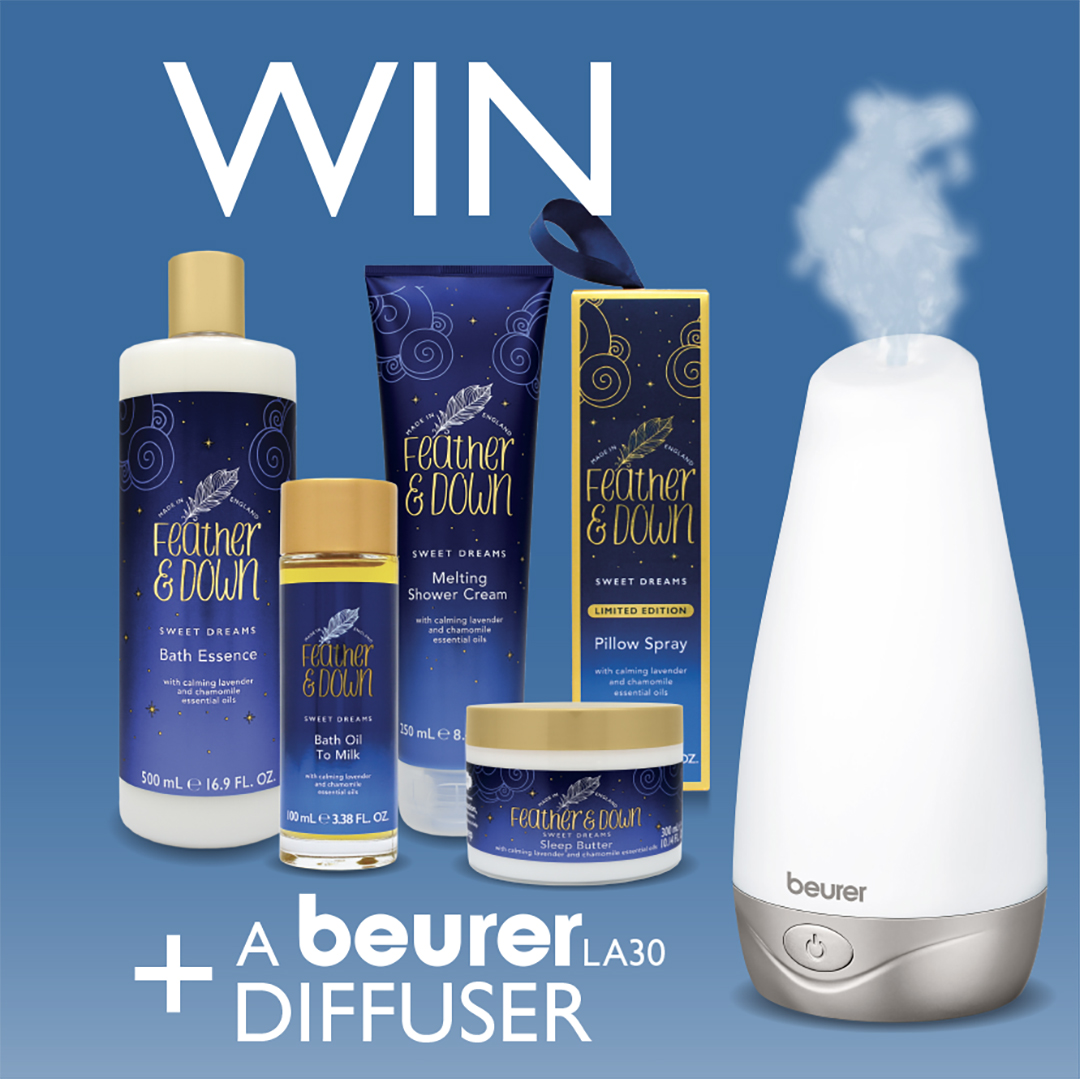 COMPETITION TIME!
We've teamed up with our friends at @beurer_official, specialists in health &amp; wellbeing, to offer one lucky winner the chance to win their LA30 Diffuser! PLUS  Feather &amp; Down goodies, guaranteed to help you get a better night’s sleep. 
instagram.com/featheranddown…