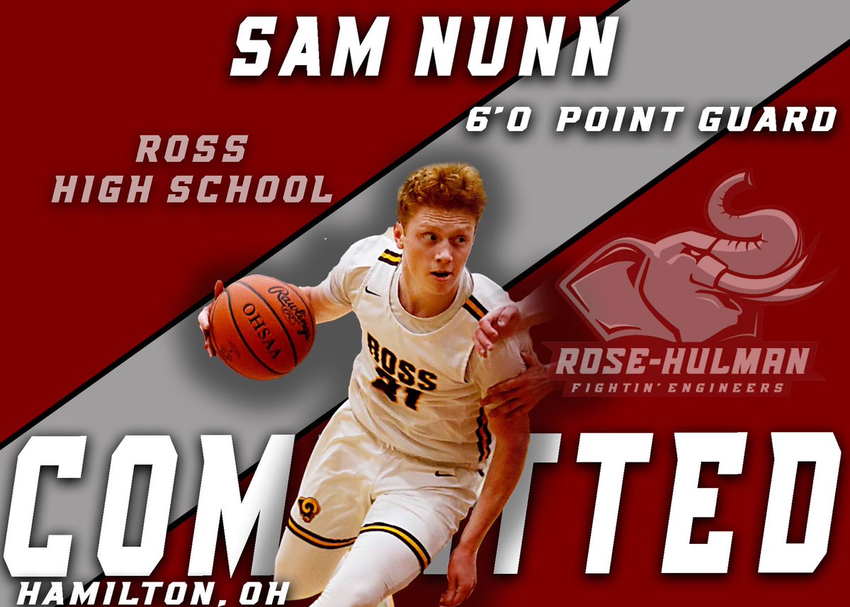 Samknunn's tweet image. Excited to announce that I will be continuing my academic and athletic career at Rose-Hulman Institute of Technology! Thank you to everyone who believed in me and helped me throughout this journey! @RoseHulmanHoops