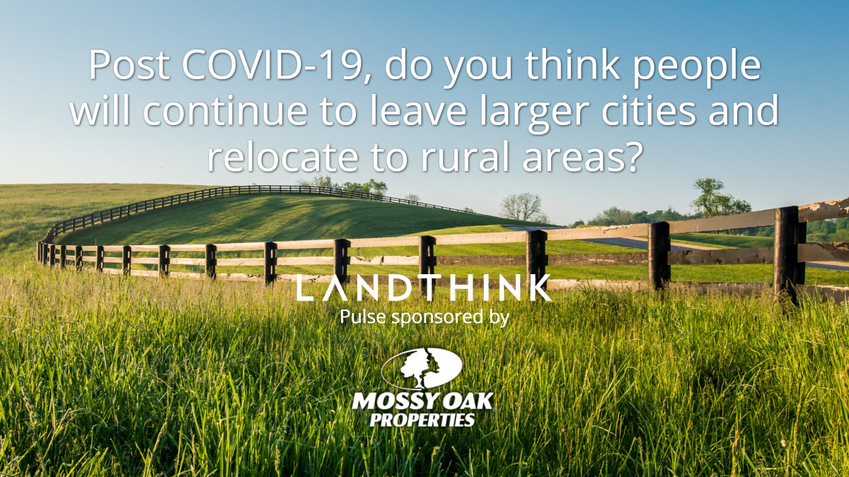landflip's tweet photo. There's just 4 DAYS left to answer the April Pulse! Let us know what you think. Thanks to @MOPlandforsale for choosing and sponsoring this month’s #LANDTHINK Pulse question. Answer here: https://t.co/z40saMNUrB #realestate #land https://t.co/2bdZM87NYD