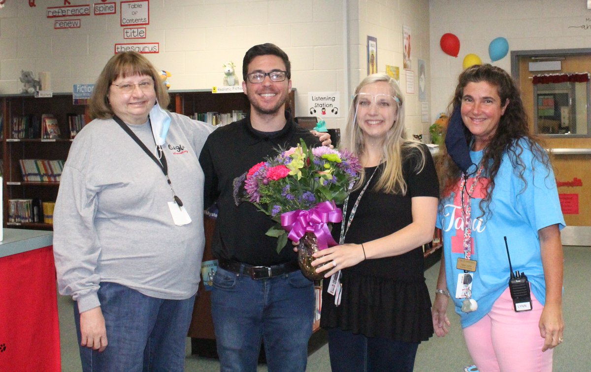 OHES_Covington's tweet photo. Congratulations, Mrs. Marissa Biglow! Teacher of the Year! Thanks for all you do for your students, team, and school. #ncssbethebest https://t.co/xK13xUJCQ6