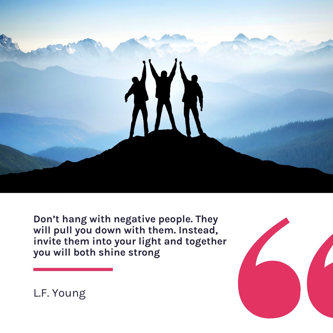 ✨ "Don't hang with negative people. They will pull you down with them. Instead, invite them into your light and together you will both shine strong."
— L.F. Young

Digital products with purpose ✨ createful.com

#Createful #sustainable #websitedevelopment #webdesi ...