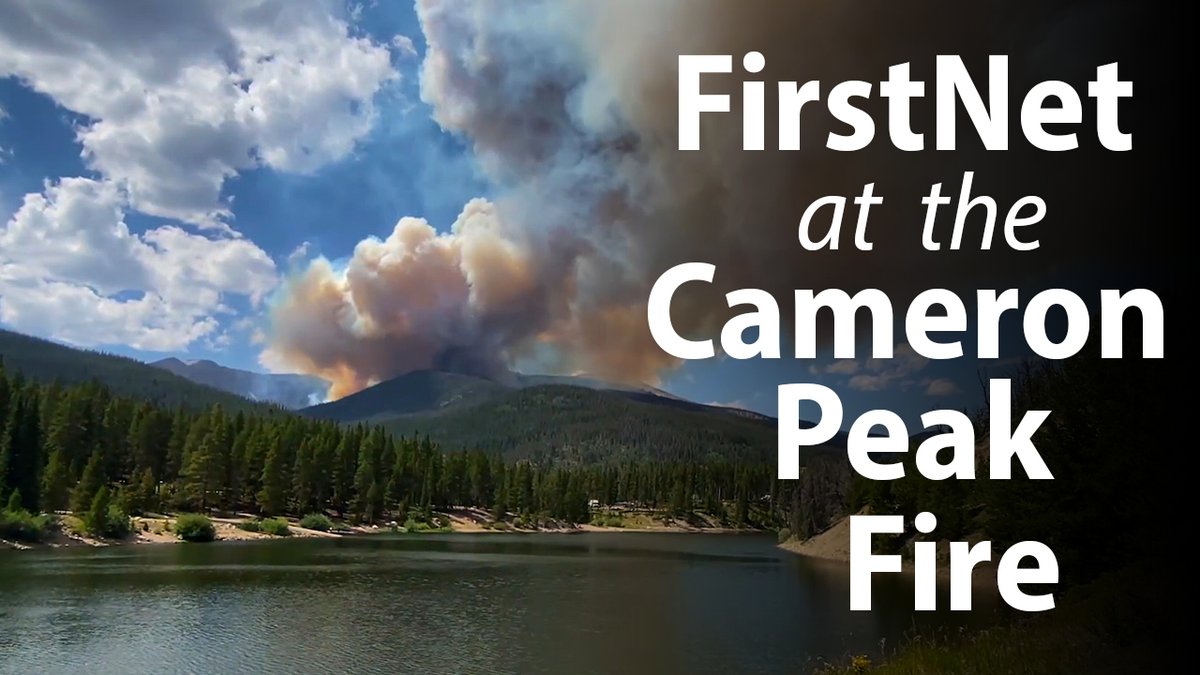 he Cameron Peak wildfire in Colorado ravaged 200,000+ acres, evacuated tens of thousands of people, and required 1,500 personnel to fight it. See how FirstNet deployables on the fire line provided connectivity to battle this historic blaze: https://t.co/ksK3DsnzXE https://t.co/bA2o8SXkq7