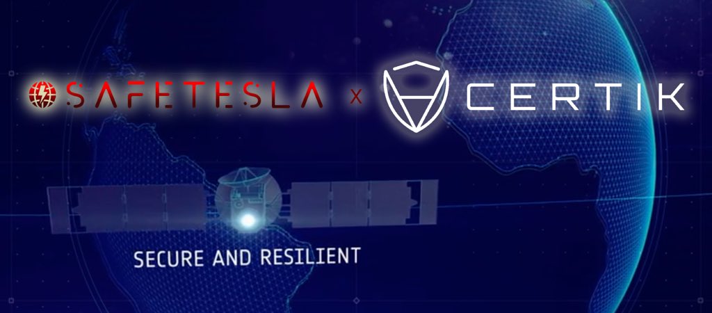 SafeTesla's tweet photo. 🛡 SAFETESLA IS UNDER ARMOUR NOW!

😎 We are glad to announce that SafeTesla is now getting audited by @CERTIKorg!

👌 Let’s now patiently wait family, and wait for the proof of our code excellence!

👀 Stay tuned for the news, @elonmusk

https://t.co/QmacGHW4nz

#safetesla #bsc https://t.co/QHWw9SFVBz