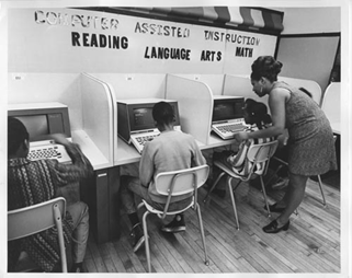 Anyway, in 1967, a decade after he headed IBM’s first CBE research group, Dr. Rath penned an article on the origins of computer-assisted instruction. In it, he discusses pioneering research in a number of locations. I’ll just talk about one & then wrap this up