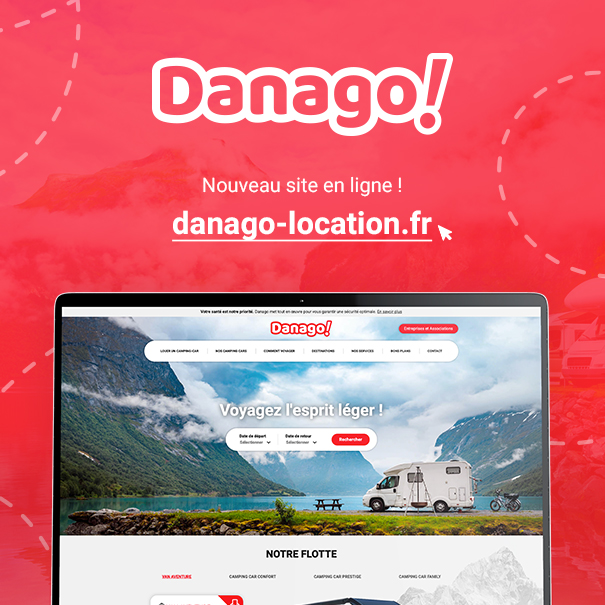 BAptitude's tweet photo. Nouveau site web !
Envie d'évasion et d'aventure prochainement ?
Alors c'est le moment d'aller réserver votre camping-car sur le site web de Danago https://t.co/8zq0m3NZQf notre dernière mouture en création graphique et site web !
Bon voyage... https://t.co/Kwi2q4MPHu