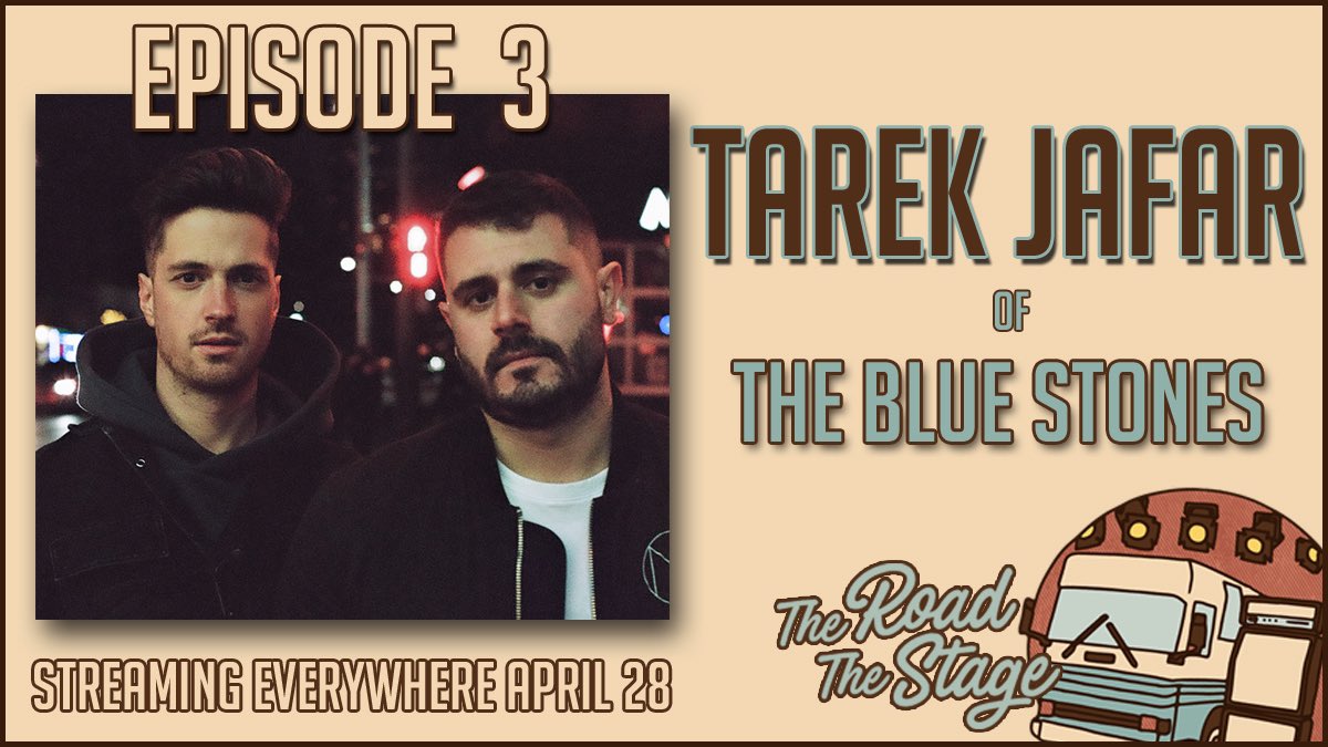 Listen/watch TOMORROW! All your options are laid out nicely at linktr.ee/theroadthestage. Make sure to subscribe to the @BosBarRD YouTube channel! #podcast #musicpodcast #newpodcast #thebluestones