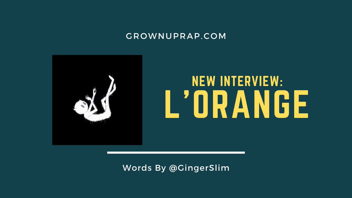 New interview: <a href="/LOrangeMusic/">L'Orange</a> talks about life, hip-hop, his upcoming album with <a href="/NamirBlade/">Namir Blade</a>, 'Imaginary Everything', and more. Interview by <a href="/GingerSlim/">Roni Sighs</a> grownuprap.com/2021/04/27/int…