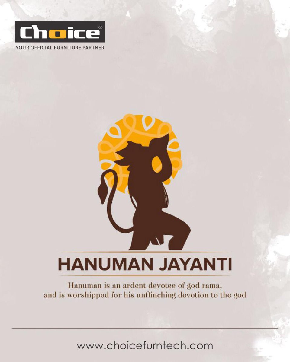 niteshbetala's tweet photo. Hanuman is an ardent devote of God Ram & is worshipped for his unflinching devotion to the god.
Happy Hanuman Jayanti !!!
https://t.co/hRfZkHBXfm @CFurntech
#HanumanJayanti #HanumanJayanti2021 #hanumanjanmotsav #brave #choicefurntech #table #chair #design #furniture #Indore https://t.co/634tWUyIu3