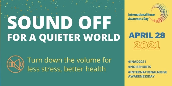 Environmental Protection Scotland (@epscotland) on Twitter photo Sound OFF, for a quieter world. Tip #4: Turn down the volume for less stress & better health.
.
<a href="/CHChearing/">CHC</a> <a href="/UCLEarInstitute/">UCL Ear Institute</a> <a href="/Actiononhearing/">We're now RNID</a>
.
#INAD2021 #NoiseHurts #InternationalNoiseAwarenessDay #NoisePollution Sound OFF, for a quieter world. Tip #4: Turn down the volume for less stress & better health.
.
<a href="/CHChearing/">CHC</a> <a href="/UCLEarInstitute/">UCL Ear Institute</a> <a href="/Actiononhearing/">We're now RNID</a>
.
#INAD2021 #NoiseHurts #InternationalNoiseAwarenessDay #NoisePollution