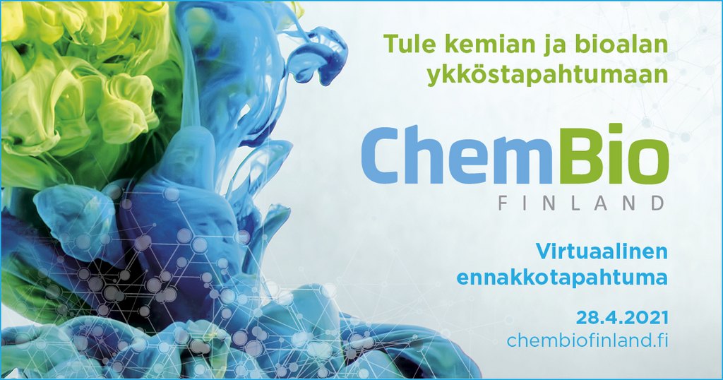 Huomenna 28.4. ChemBio Finland 2021!

Olethan jo luonut käyttäjätilin ilmaiseen tapahtumaan? chembio.messukeskus.com/account/create/

Luvassa mielenkiintoista ohjelmaa, verkostoitumista ja näytteilleasettajia. Voit myös kommentoida live-ohjelmaa chatin kautta.

#chembio2021 #chembiofinland