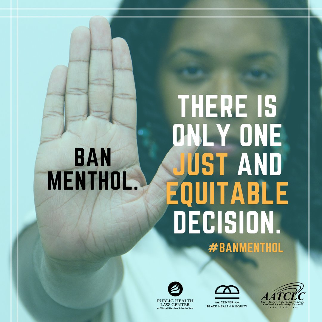 .<a href="/FDATobacco/">FDA Tobacco</a> will announce its decision on #menthol cigarettes on 4/29 - a ban on the SALE of these products is long overdue. We know #BigTobacco has targeted the Black community with these products. <a href="/aatclc/">Carol McGruder</a> @blackbodyhealth Enough is enough. #BanMenthol