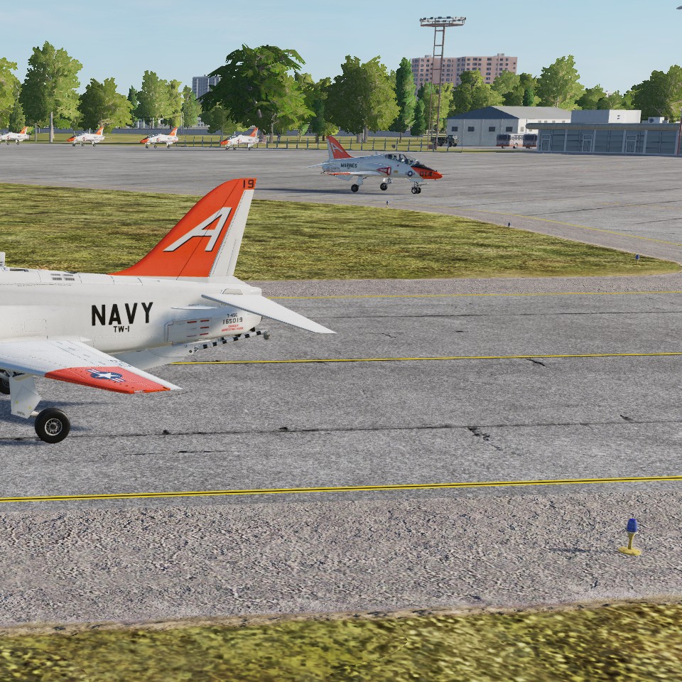 FLOANVirtual's tweet photo. #IntermediateFlightTraining & #FieldCarrierLandingPractice β Nuestra #NovenaEscuadrillaVirtual πͺπΈ vuela en #DigitalCombatSimulator (#DCS) @eagledynamics ββοΈ con el reactor biplaza McDonnell Douglas #T45C "Goshawk" β de @RedKiteRender - https://t.co/ZulMPaBmJv https://t.co/J2GAmXMe1M