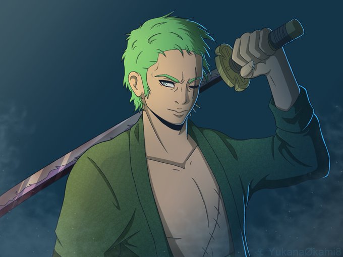 Isma 💯 on X: Santoryu Ougi! Rengoku Onigiri!! Una comisión de Roronoa  Zoro (Zorojuro) de One Piece. Me costó bastante hacerlo ¡Espero que os  guste! ❤️💯 #ONEPIECE #ロジャー #光月おでん #ワンピース  /