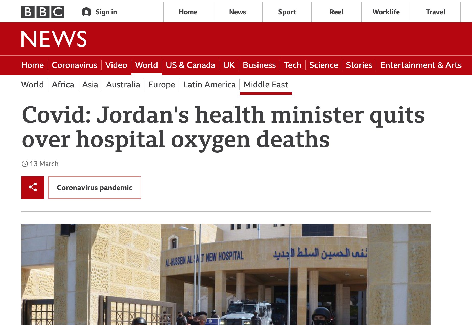 Nissim Mannathukkaren on "Breaking news: India's health quits. Oops, sorry! It is Jordan's health minister. Jordan is ranked 118 the Democracy Index and an authoritarian country. India is ranked