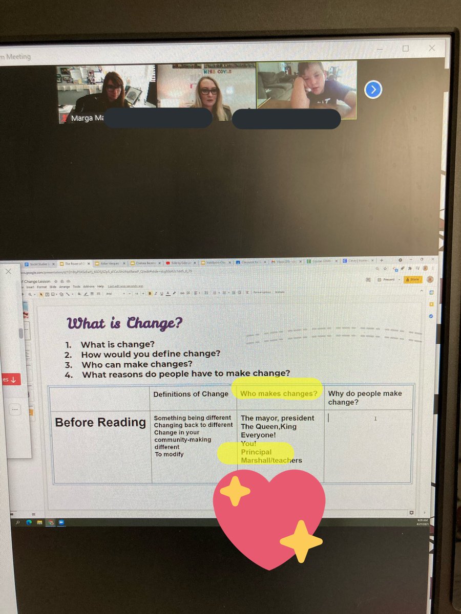 MargaMarshall's tweet photo. While visiting a 3rd TWDI class, students where asked “What is Change” and a JET just made my day with his answer “who makes changes? Principal Marshall can make changes”. This History-Science lesson about @DoloresHuerta and César Chávez in @MissCoyleTeach class is #HOLAwesome https://t.co/0vX81ObgTt