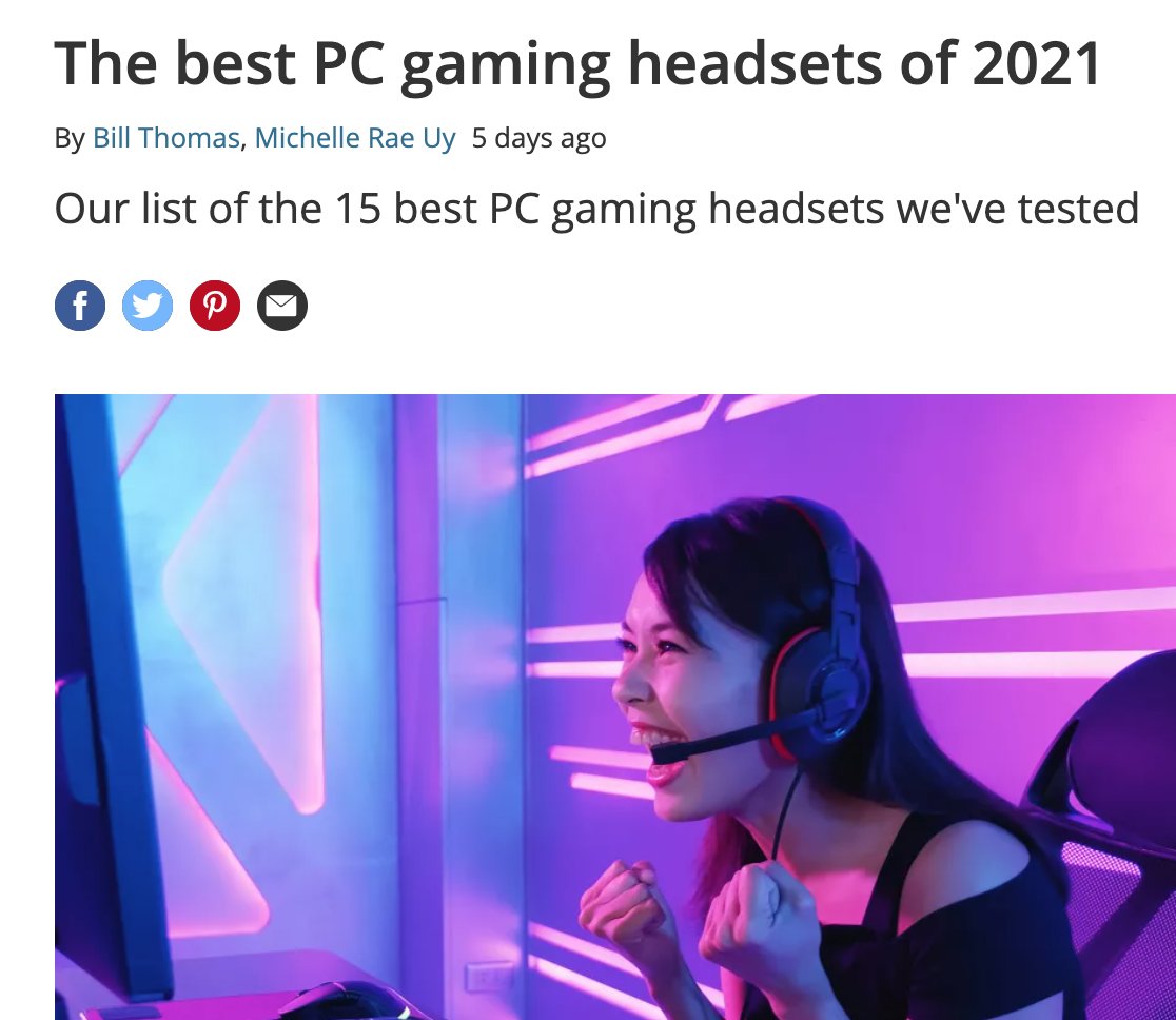 tactiontech's tweet photo. The Corsair HS60 Haptic is #2 on TechRadar's list of the top 15 gaming headphones of 2021:
https://t.co/ezyi2XrPpP https://t.co/PNnTN089tz