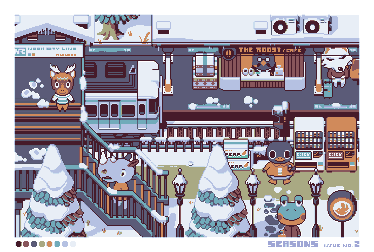 instant_onion's tweet photo. the seasons are changing 🌸🌊🍂🌨️
#pixelart #acnh https://t.co/Jr5TvoqBBJ