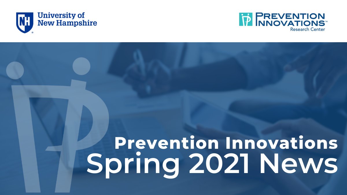 Student-Led sexual assault legislation. "Insights for Practitioners" to make research and best practices more accessible. This and more in our Spring newsletter: bit.ly/3noE9Tn
#UNHResearch #ResearchToPractice #SexualViolence