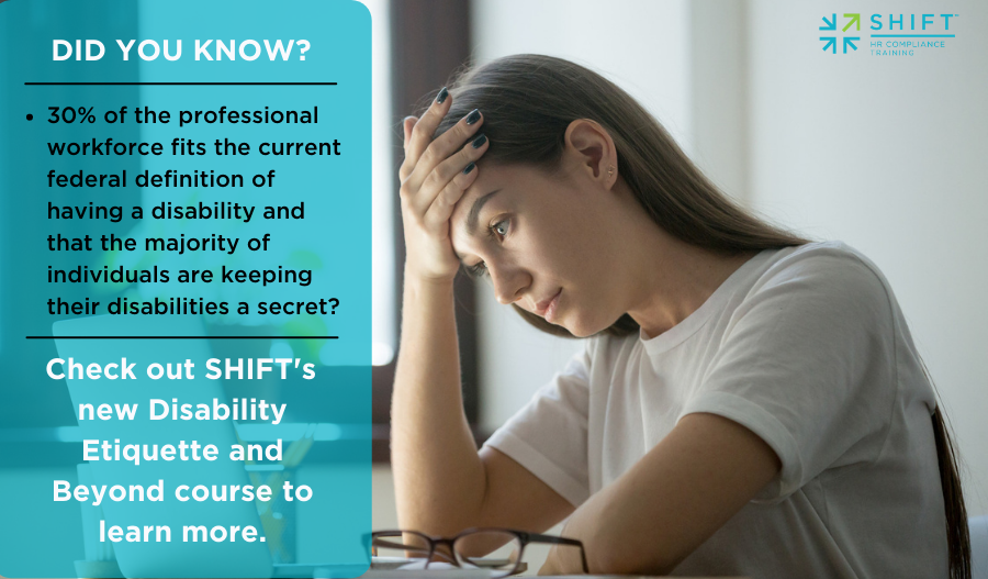 GetSHIFTHR's tweet photo. Visit https://t.co/Q7VXQ4T0P0 to learn more about SHIFT's new Disability Etiquette and Beyond course. Learn the necessary steps to build an inclusive workplace environment where employees of all abilities feel supported and safe to be their authentic selves.
#SHIFTHR #elearning https://t.co/UoWcKe9c5y