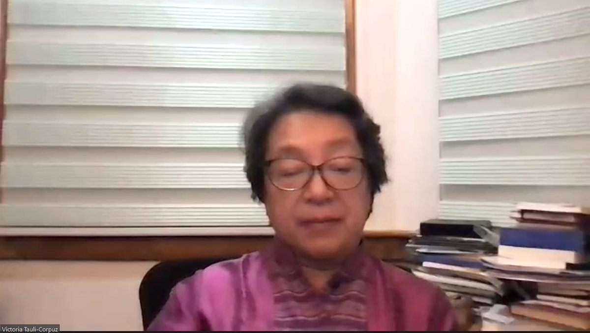 tebtebba's tweet image. &quot;Ms Vicky Tauli-Corpuz mentions the significance of #IndigenousPractices in the management and control of #COVID19 transmission. &quot;There&apos;s a lot that can be said about the positive work that #indigenouswomen are doing,&quot; she stresses.

#AIWN #Tebtebba #IndigenousPeoples